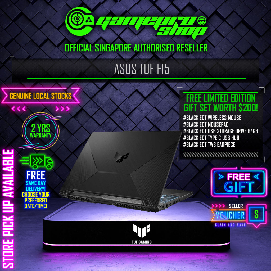 ASUS TUF Gaming F15 FX506HFHN019W / i511400H / RTX2050 / 15.6" FHD