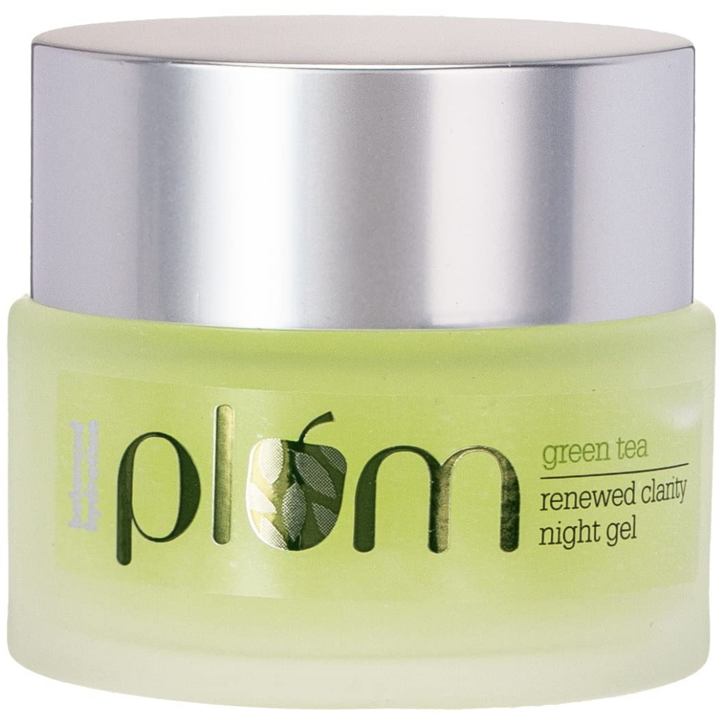 Plum Green Tea Renewed Clarity Night Gel 50ml With Licorice, Willow