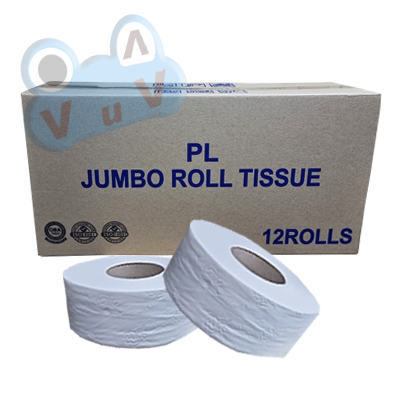 Jumbo Toilet Paper 12rolls (100% Virgin Pulp) - Compact Series | Shopee ...