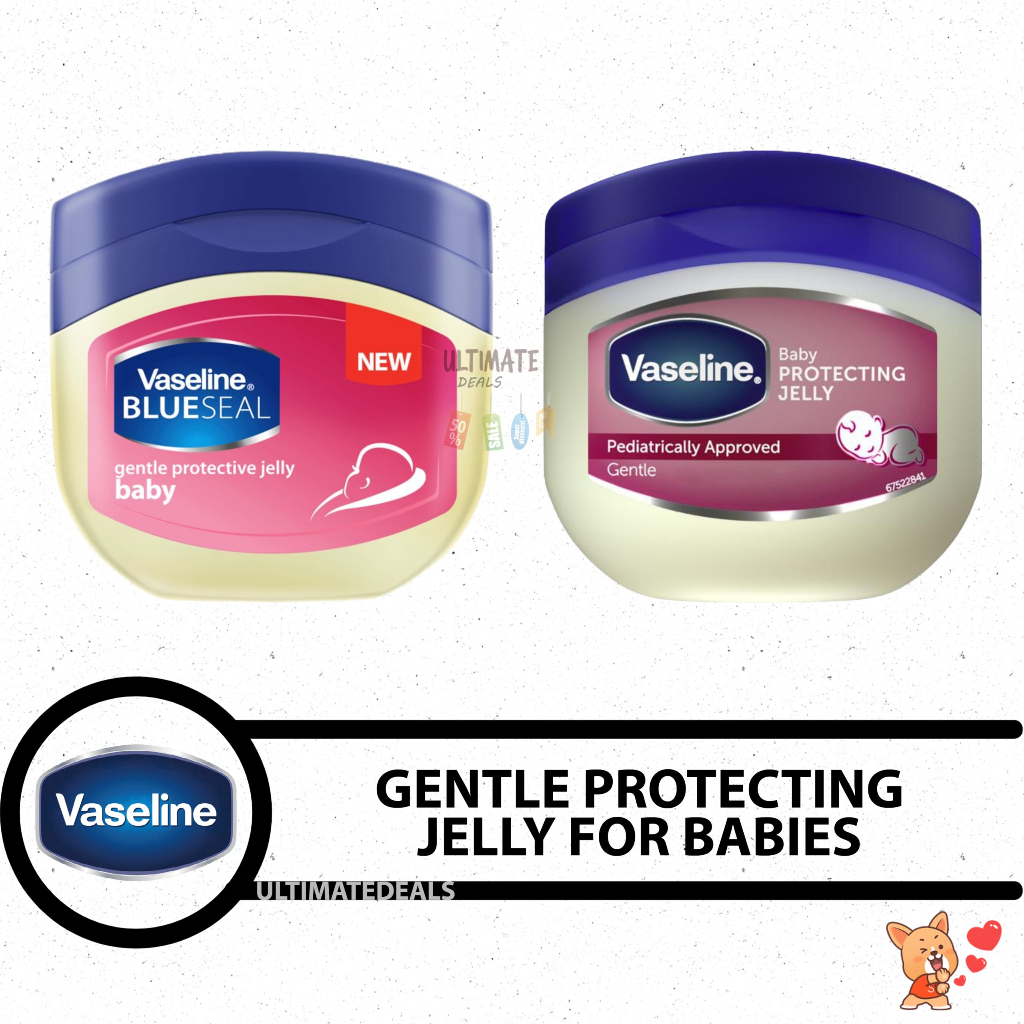Vaseline BlueSeal/Original Protective Jelly for Babies Soothes nappy