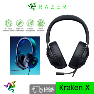 Razer Kraken X USB Black 7.1 Surround Sound Ultralight Comfort Gaming  Headset