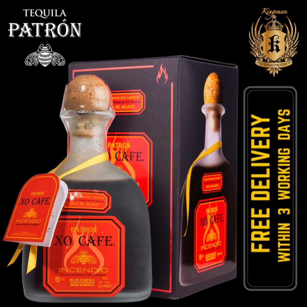 Patron XO Cafe Incendio Tequila 75cl (with box) Shopee Singapore