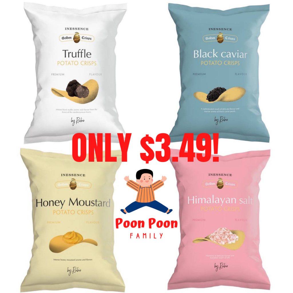 Inessence Golden Crisps Truffle / Honey Mustard / Himalayan Salt