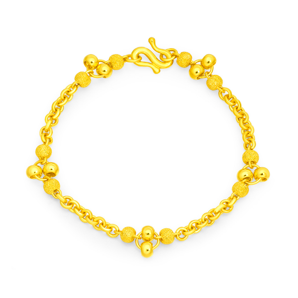 CHOW TAI FOOK 999.9 Pure Gold Bracelet F26696 | Shopee Singapore