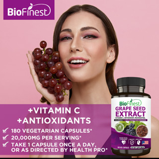 Biofinest Grape Seed 20000mg Extract Supplement - Grapeseed Vitamin C ...