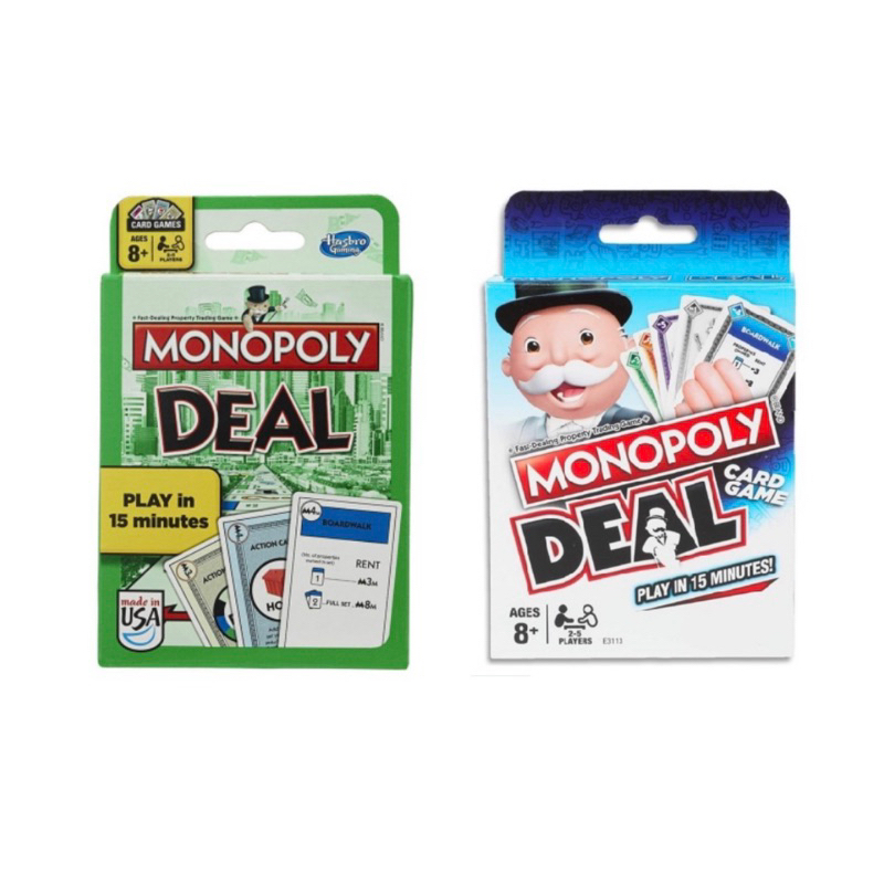 Monopoly Deal Playing Card Game Board Game Shopee Singapore