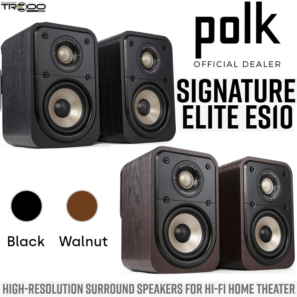 Polk Audio Signature Elite ES10 2Way Passive Desktop Bookshelf
