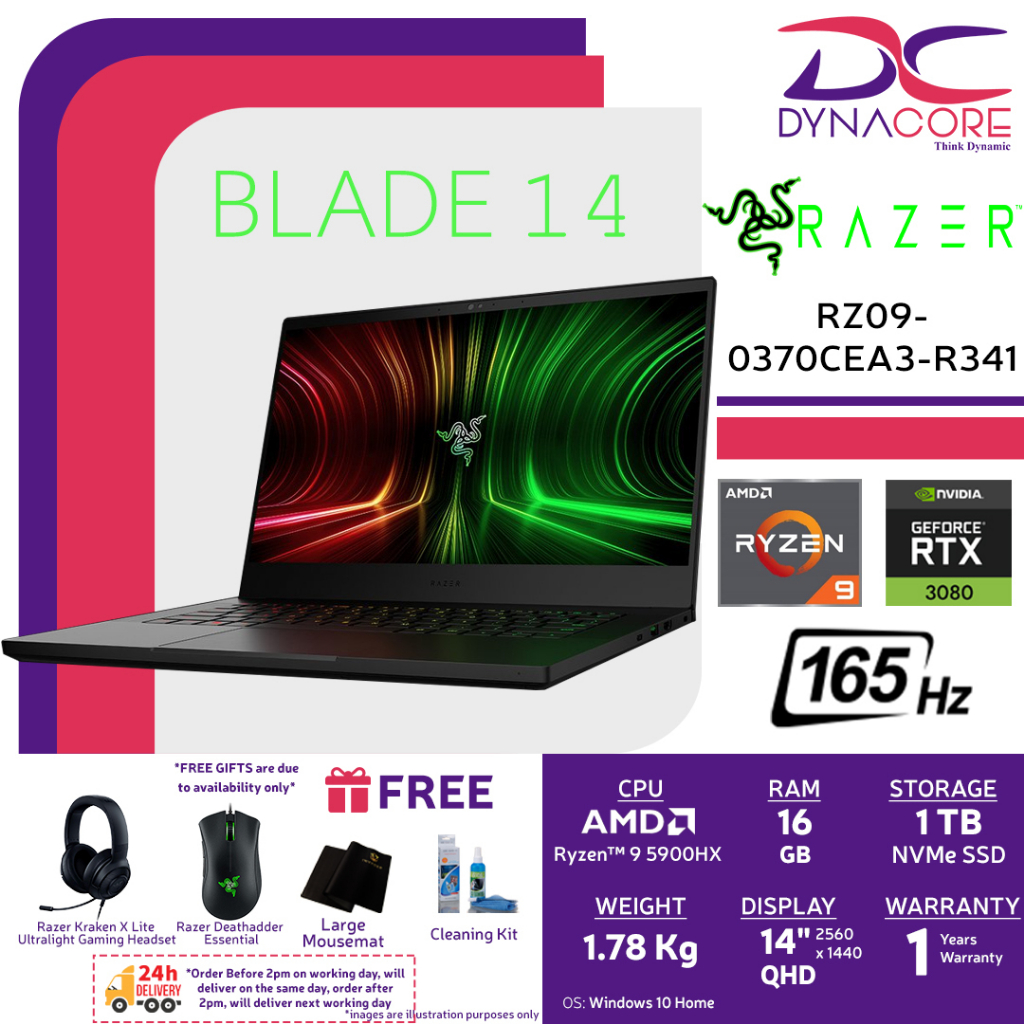 Razer Blade 14 Laptop RZ09-0370CEA3-R341(P1 A+N/14