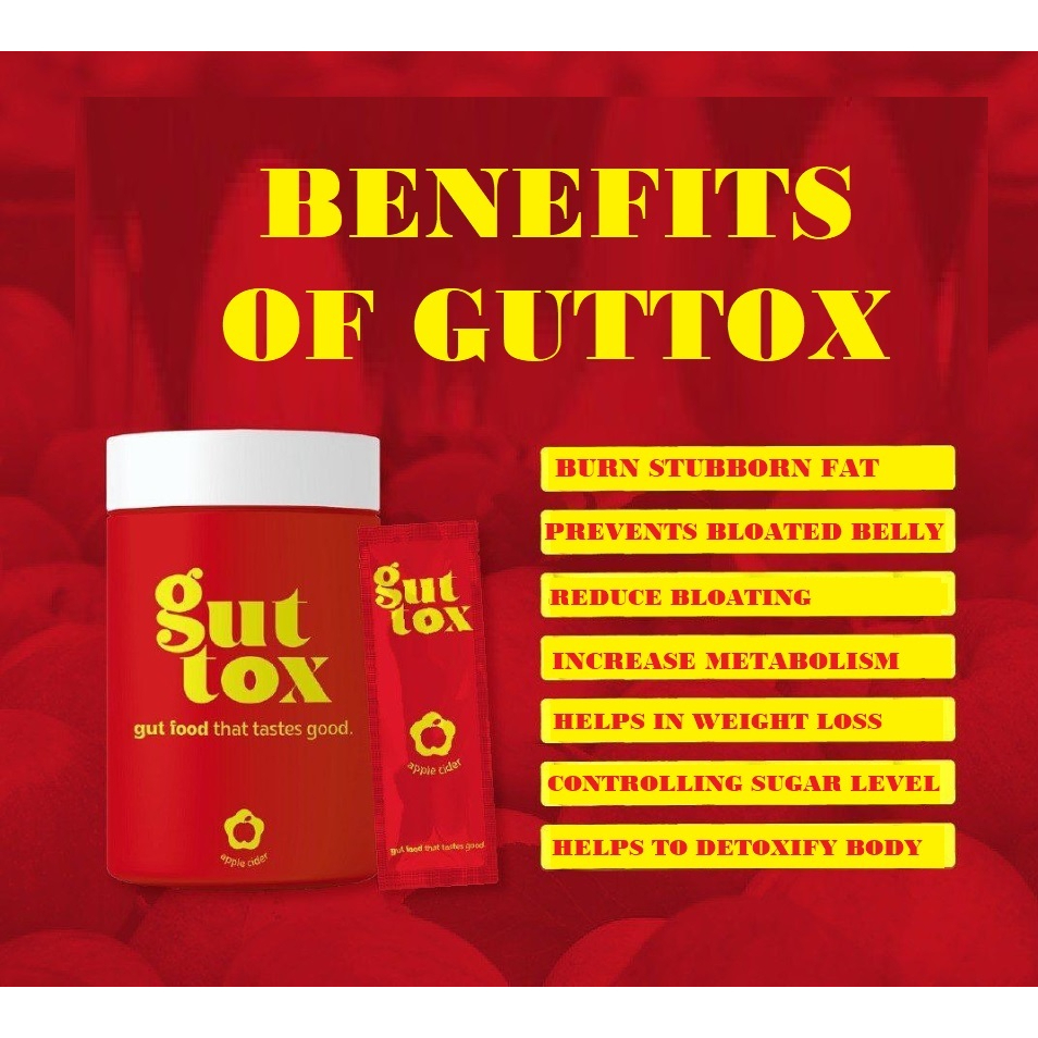 (Local SG Seller) Guttox Apple Cider by Inayah Beauty (10 Sachets ...