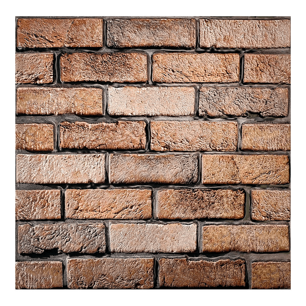 3D Dark Brown Brick Wall Sticker Self Adhesive 3D Wall Panel 3D Brick