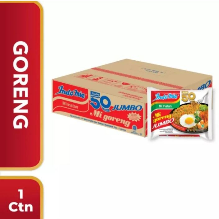 Indomie Mi Goreng JUMBO (Carton - 24 packets) | Shopee Singapore