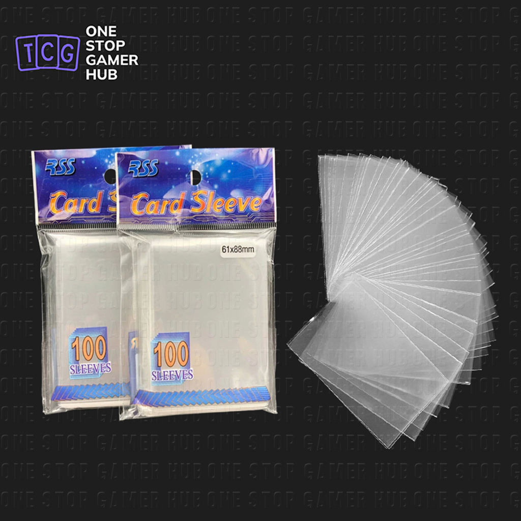 rss card sleeves Clearance Sale Sleeve 61x88 61*88 Pokemon Digimon One Piece Yugioh Vanguard WS Kpop Photo Sleeve Kings are 60 micron sleeves which are ideal for games where you have a lot of cards RSS Resealable Transparent Card Sleeves