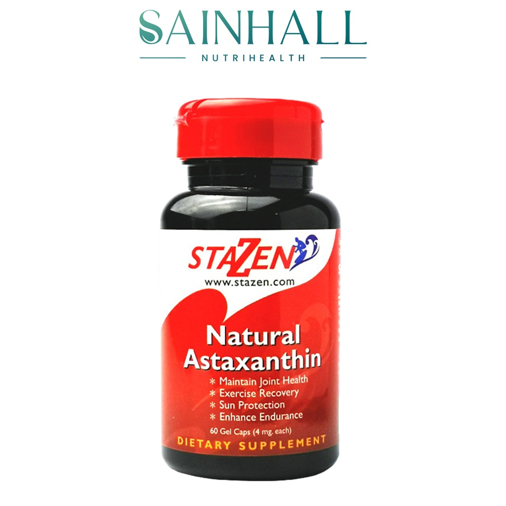 StaZen Natural Astaxanthin 4mg 60 sgl caps Shopee Singapore