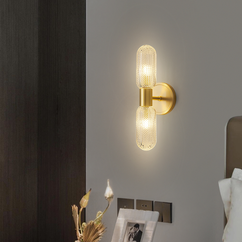 PLH LUX Bali Glass and Copper Wall Light with G9 Bulb | Shopee Singapore