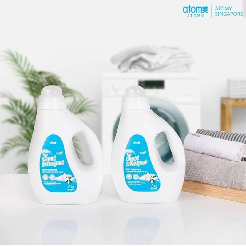 Atomy Liquid Detergent 2kg For TopLoad & Drum Washers Natural