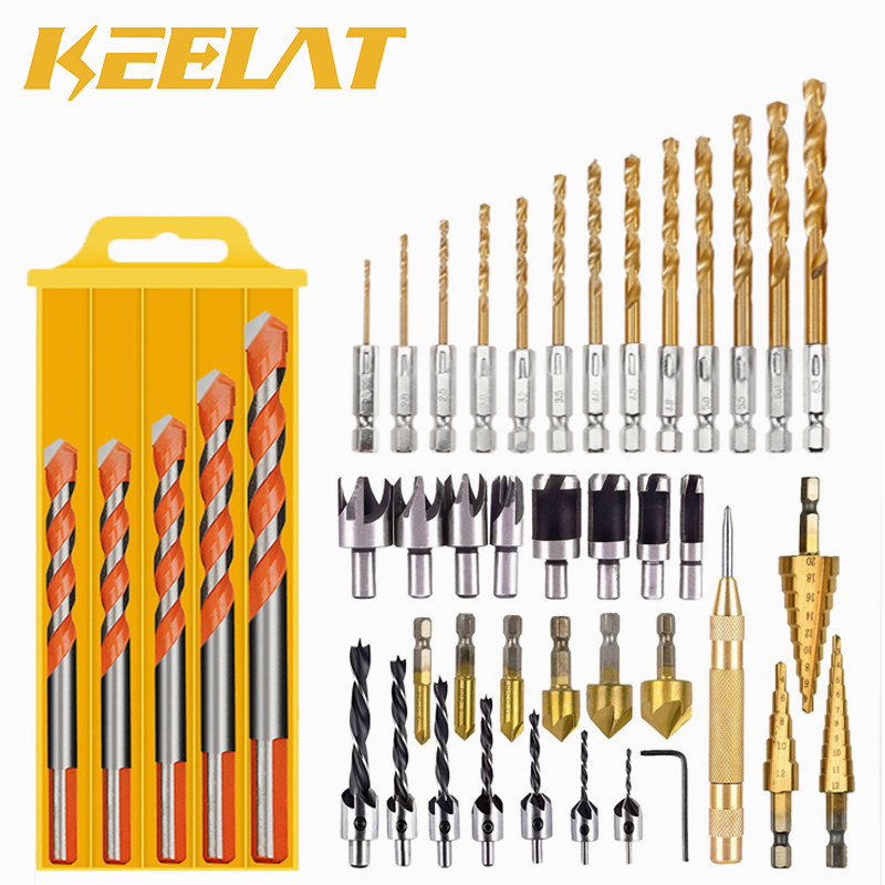 Tile drill glass drill wood drill steel drill wall drill set Shopee Singapore