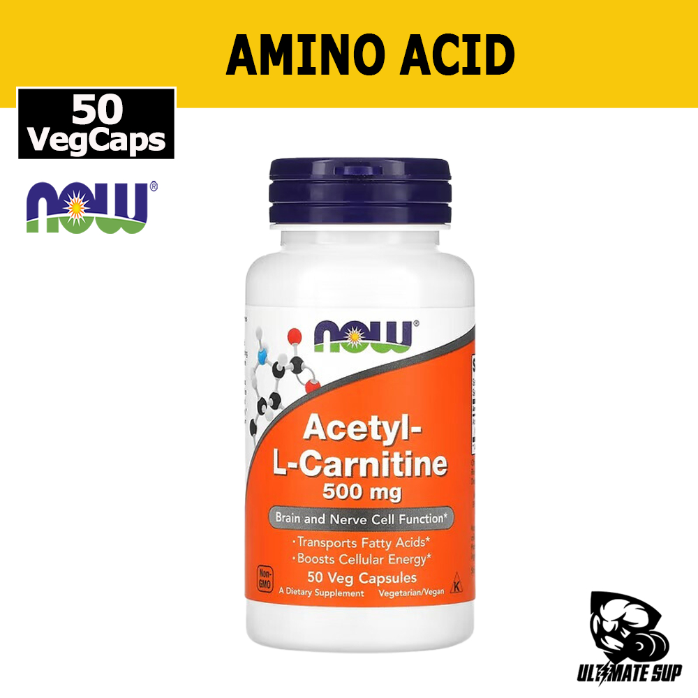 NOW Foods, Acetyl-L- Carnitine, Amino Acid, Carnitine, Brain Booster ...