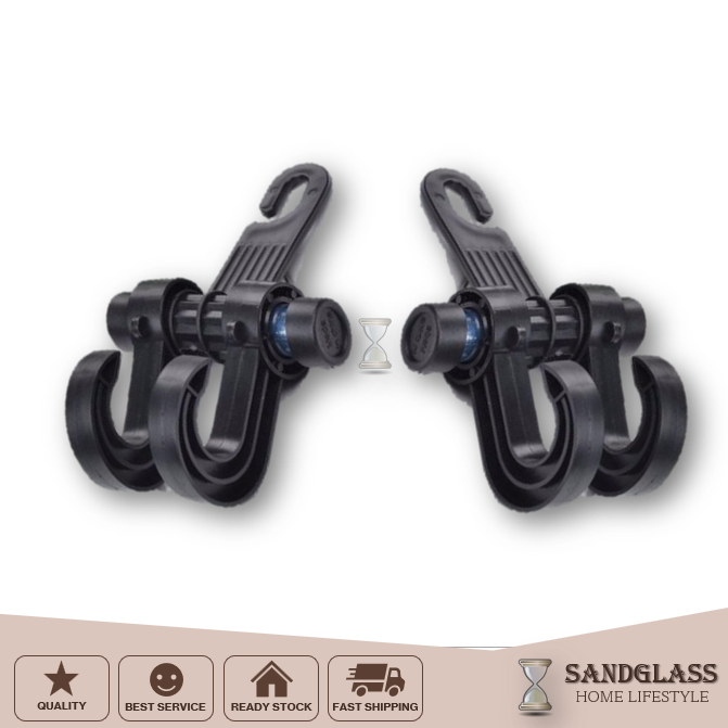 [Bundle of 2] Car Seat Hook / Car Seat Hanger / Car Backseat Hook