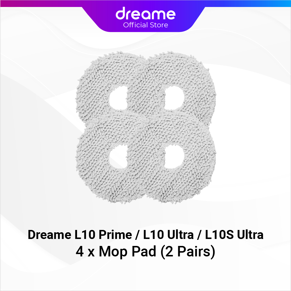 Panni Di Ricambio Per Robot Aspirapolvere Dreame - 4 Pezzi, Compatibili L10/L20/X40/Xiaomi X10+ - Foto 6