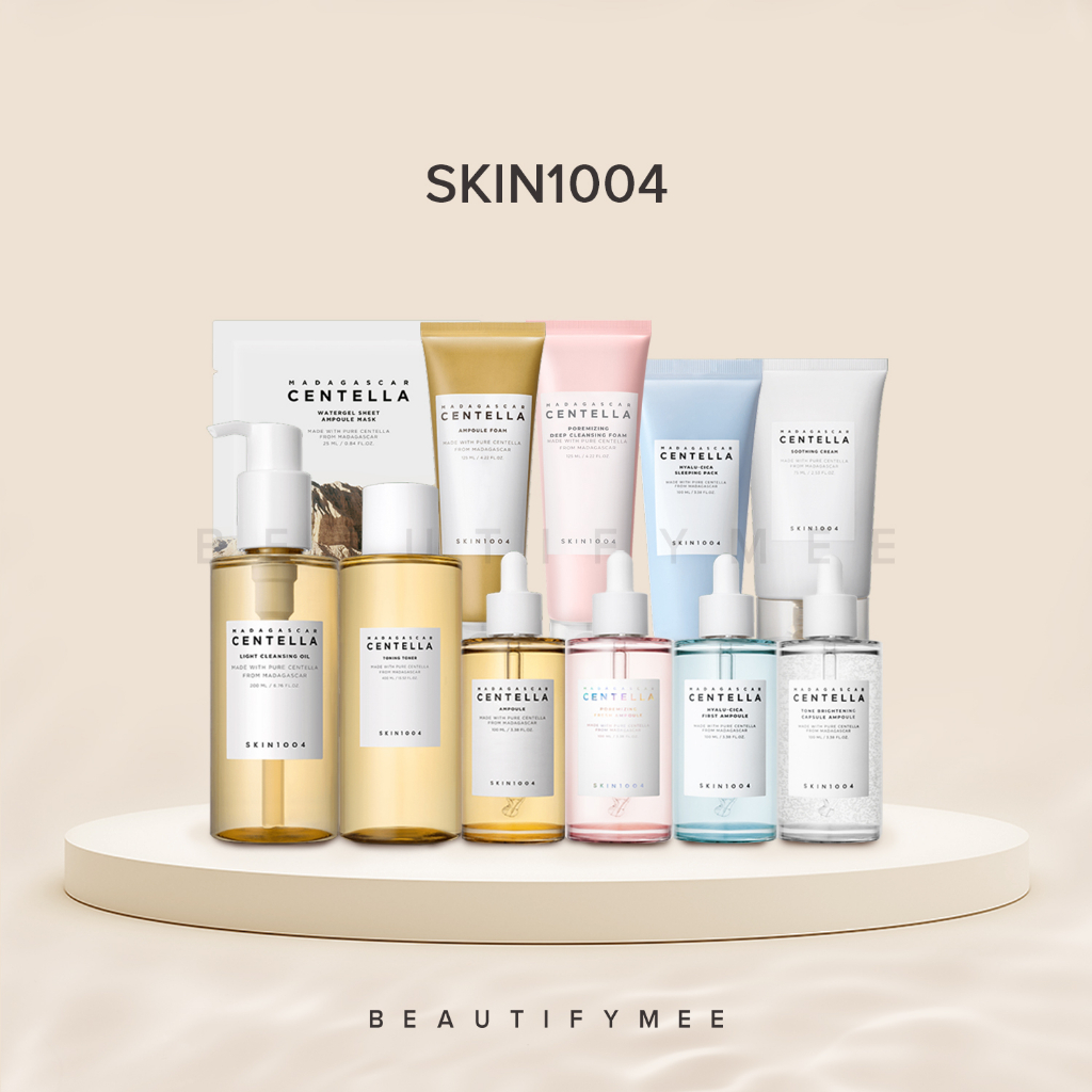 SKIN1004 Centella Cleansing Oil, Ampoule Foam, Toner, Soothing Cream ...