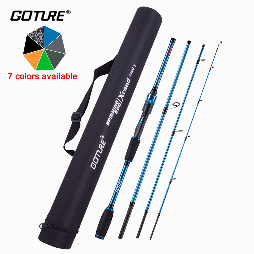 Fishing Pole 1.68m Carbon Ul Spinning Rod Slow Soft Wooden  Handle Casting Rods Ultra Light Lure Fishing Rod Solid 2 Tips Colorful  Trout Rod Fishing Tackle Kit (Color : A) 