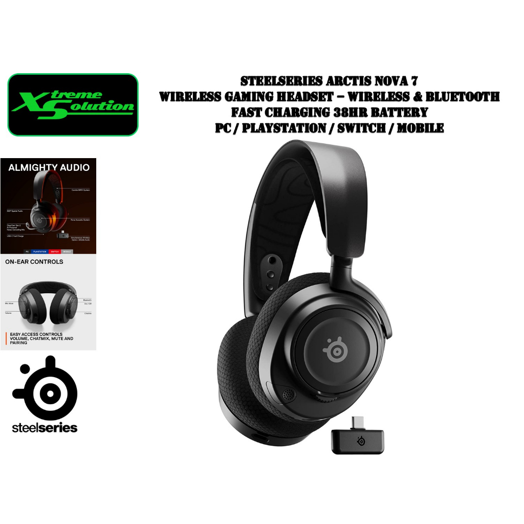 Steelseries Arctis Nova 7 Wireless Gaming Headset PC