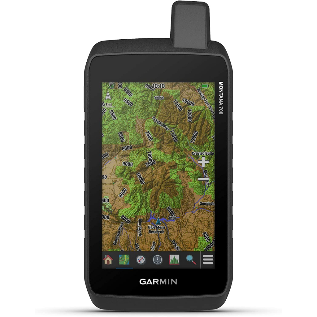 Garmin Montana 700 Handheld Navigation GPS Touchscreen with standard