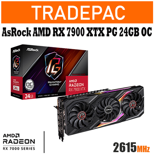 Asrock Amd Radeon Rx 7900 Xtx Phantom Gaming 24gb Oc Graphics Card