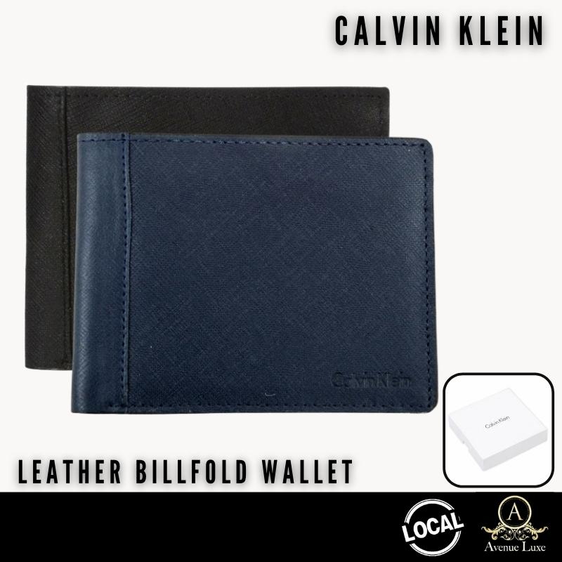 Saffiano Leather Slim Fold Wallet | Calvin Klein