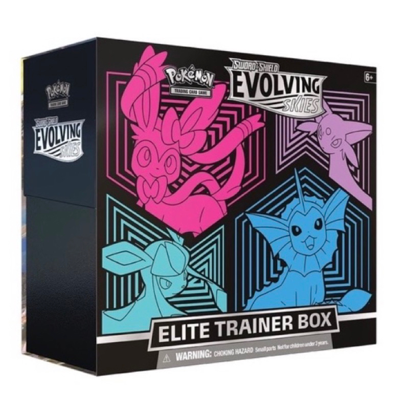 Pokemon TCG Evolving skies Elite trainer box ETB | Shopee Singapore