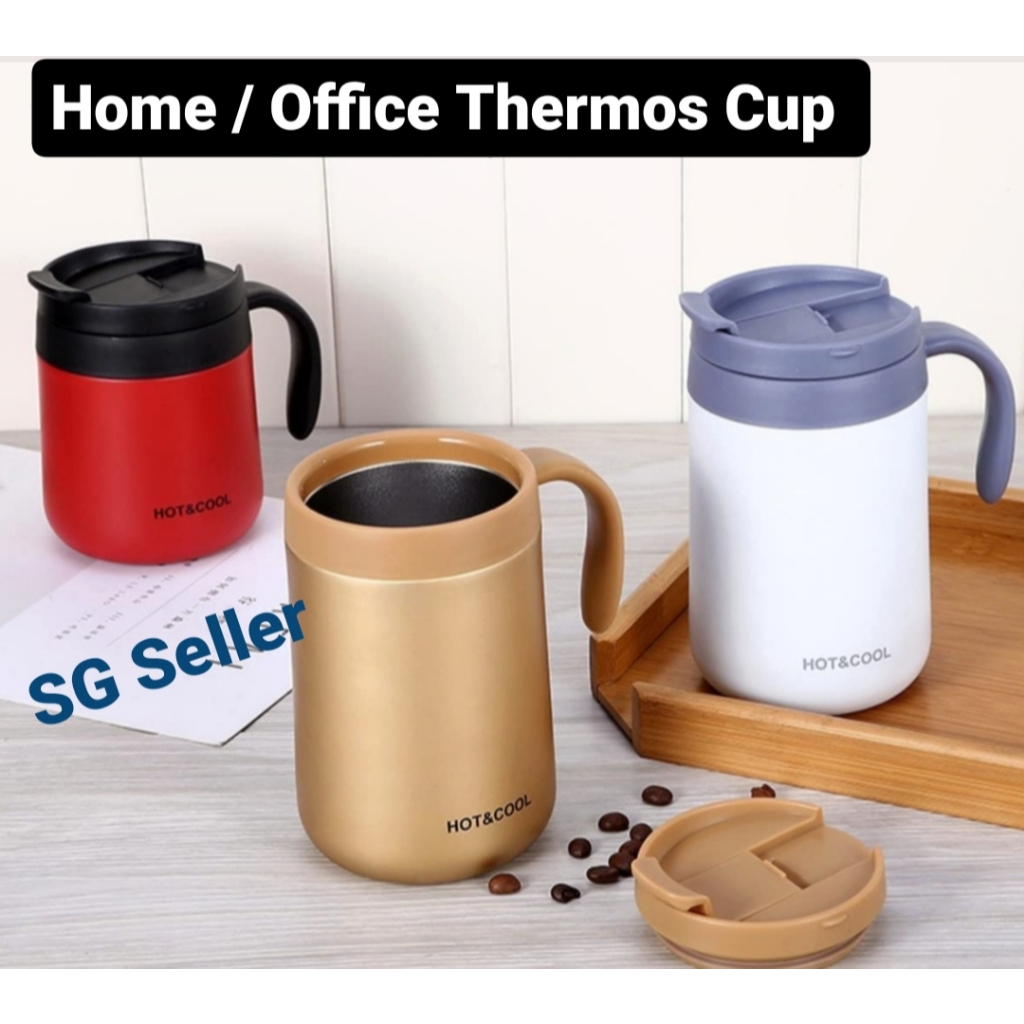 Sg🌟 Stainless Steel Thermal Thermos Hot  Cold 350 500ml Insulated 