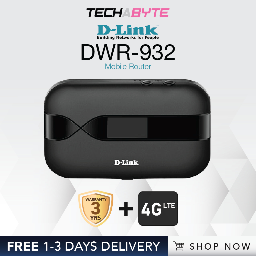 DLink DWR932 4G LTE Wireless Mobile Router with OLED SCREEN Shopee