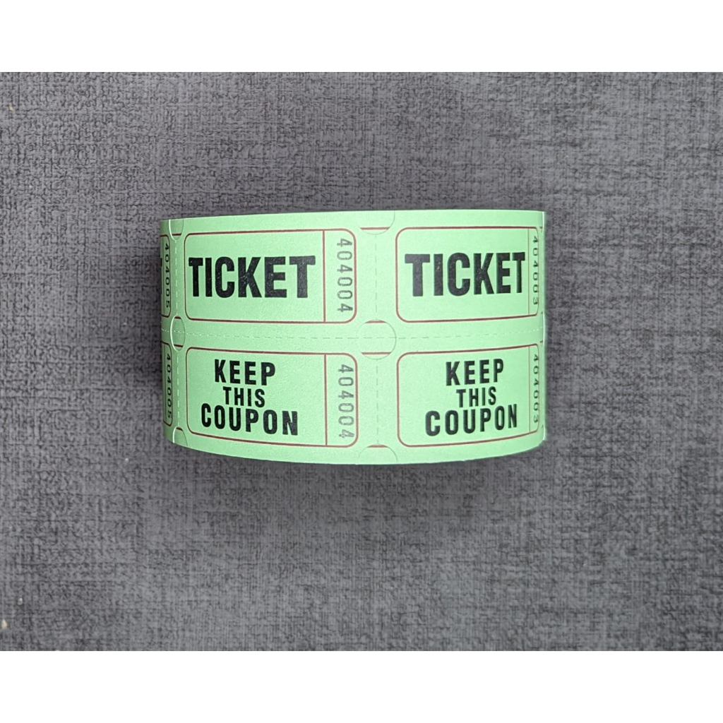 [SG SELLER] Raffle Tickets 500pcs per Roll 50/50 for Party, Lucky Draw ...