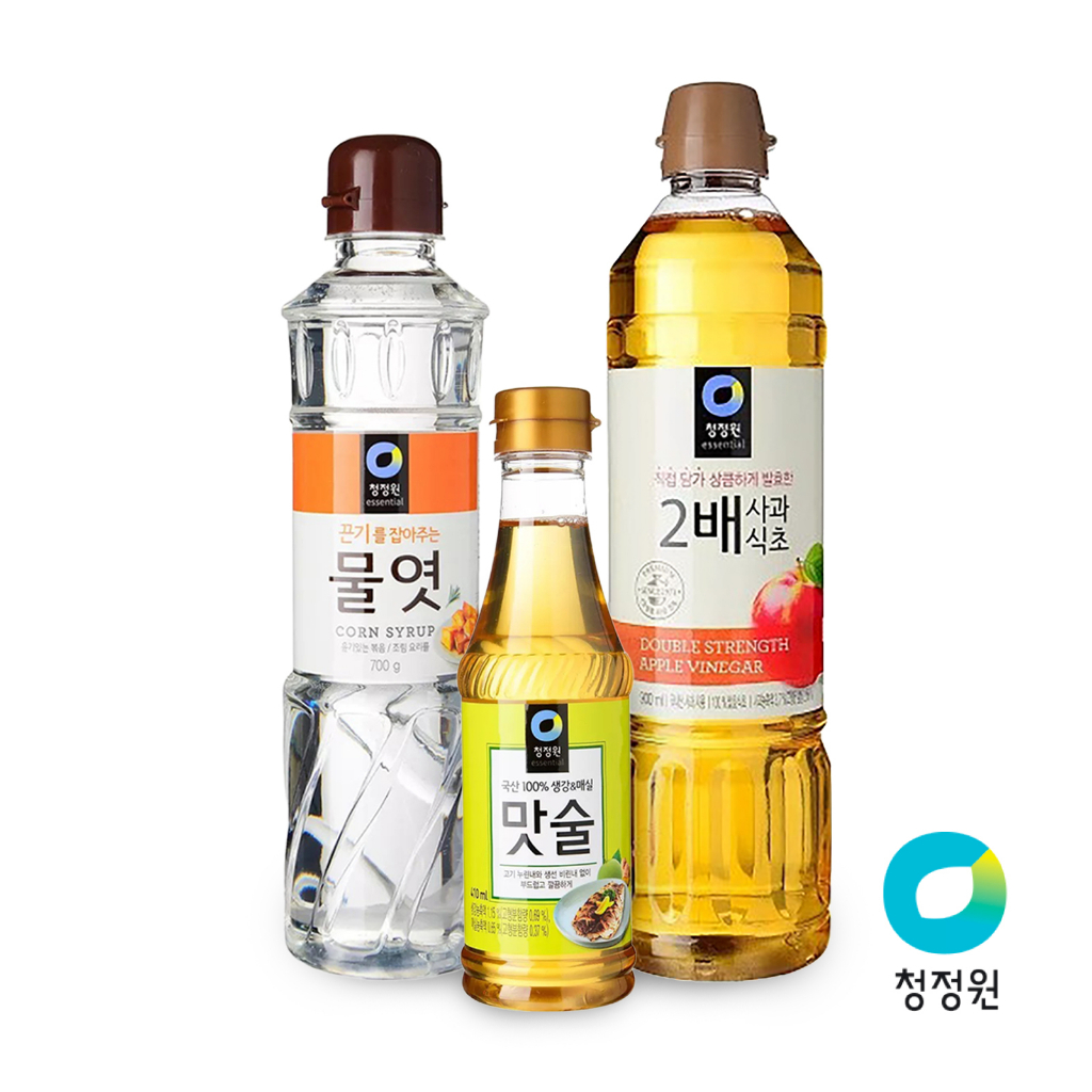 [O'FOOD] Corn Malt Syrup 700ml/Apple Vinegar (High Acidity) 900ml