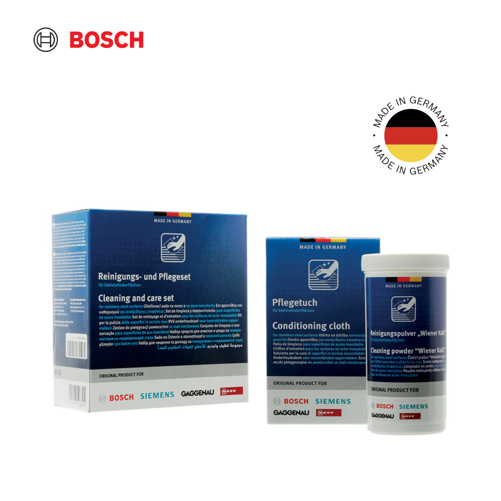 Bosch 00311964 Clean Care Range Stainless Steel Conditioning Set