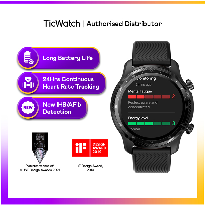 TicWatch Pro 3 Ultra GPS Shopee Singapore