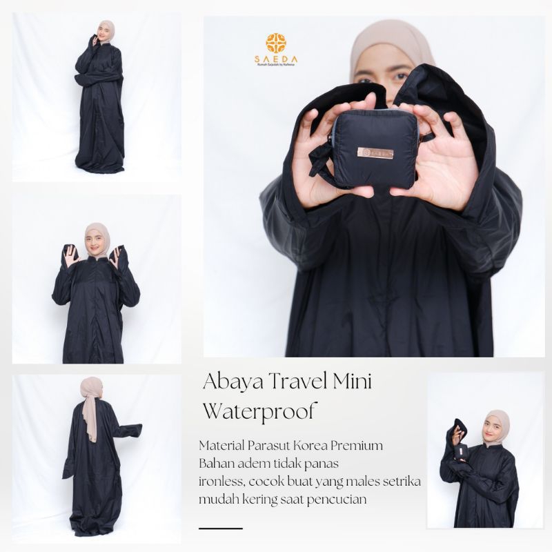 SG-Saeda Compact Travel Telekung Without Hoodie |Light Weight | Shopee ...