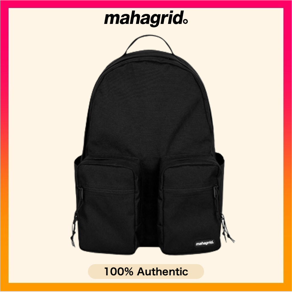 MAHAGRID Unisex Two Pocket Backpack (2023 NEW) Shopee Singapore