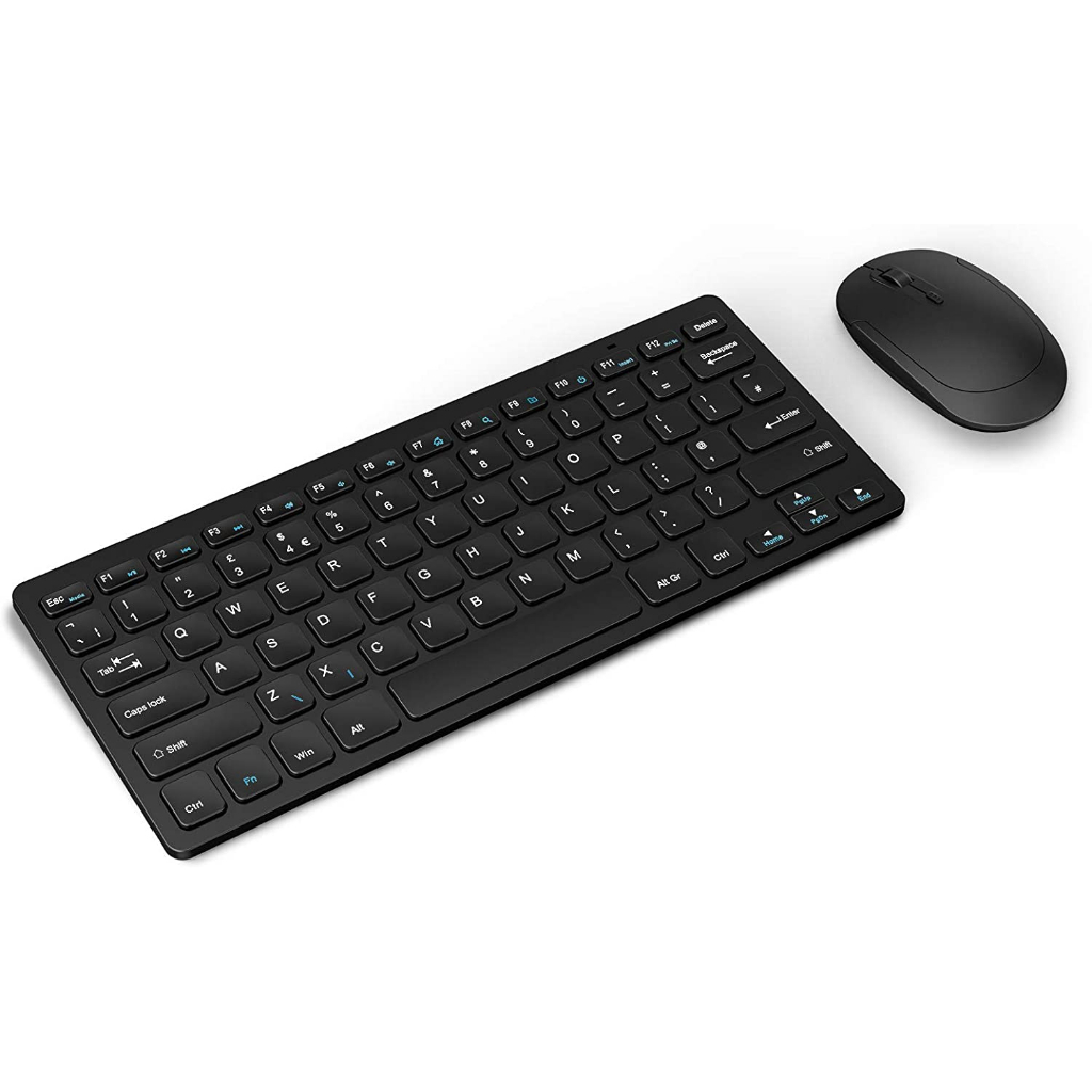 Jelly Comb Ultra Slim Keyboard and Mouse Combo, 2.4G Wireless Keyboard ...