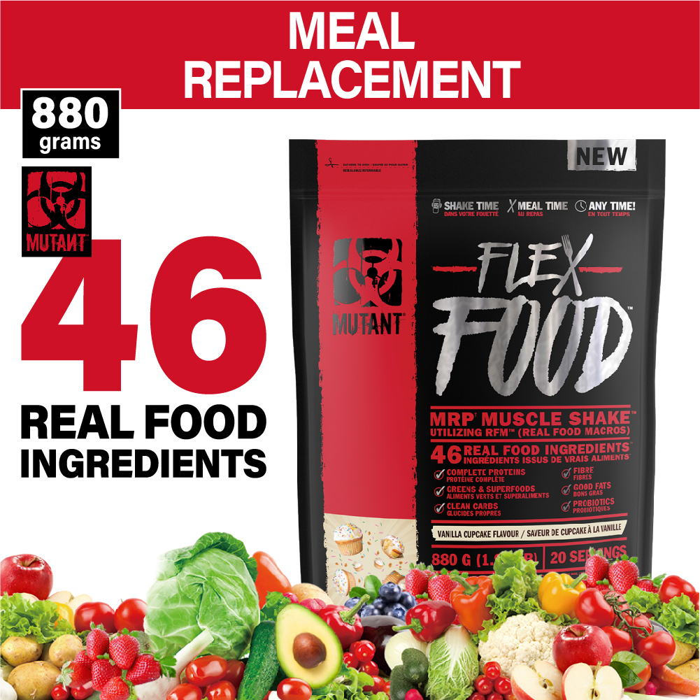 Mutant Flex Food, Meal Replacement, Supplement Food with High Protein