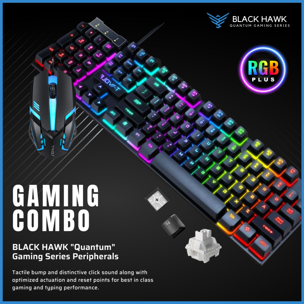 🦅 (𝐒𝐆 𝐒𝐓𝐎𝐂𝐊) RGB Gaming Keyboard & Mouse (Mechanical) Shopee Singapore