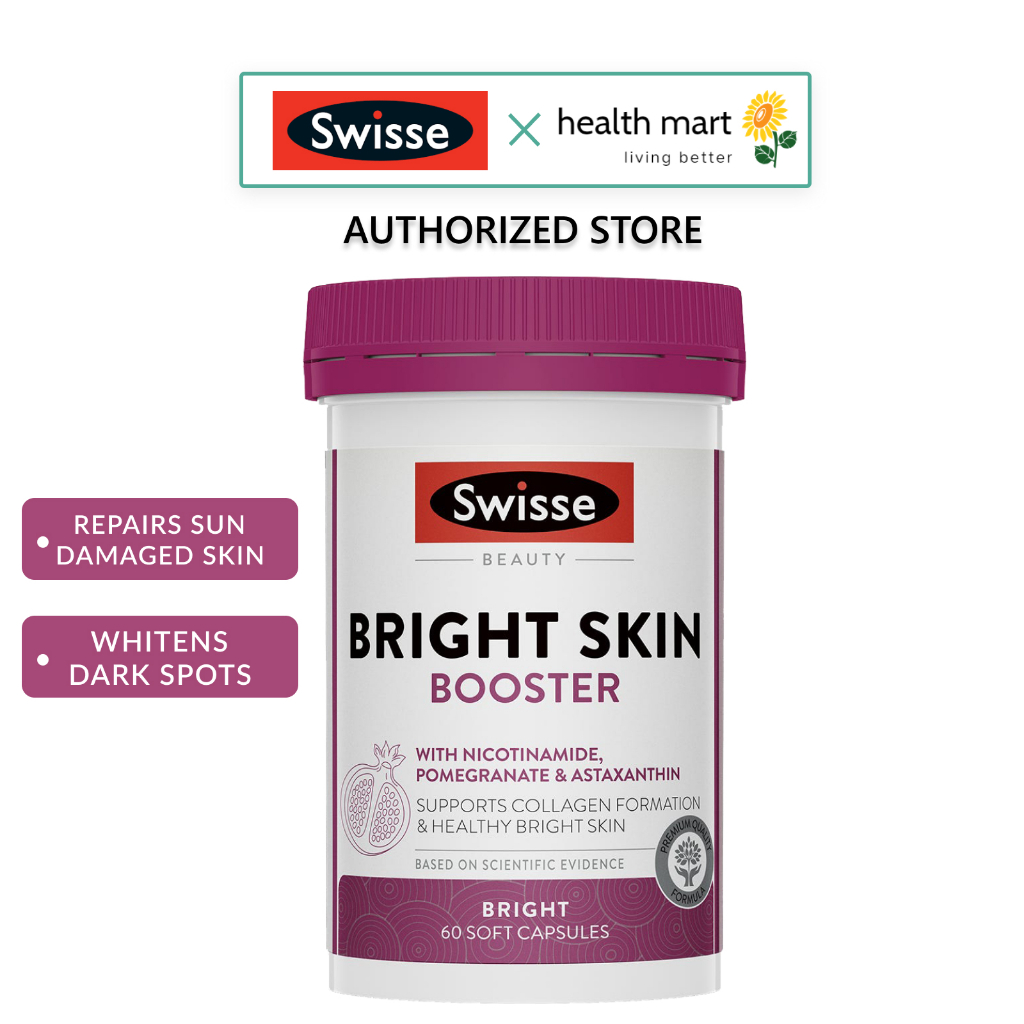 [SG]  Swisse Beauty Bright Skin Booster l Collagen Formation l  60 / 120 Soft Capsules