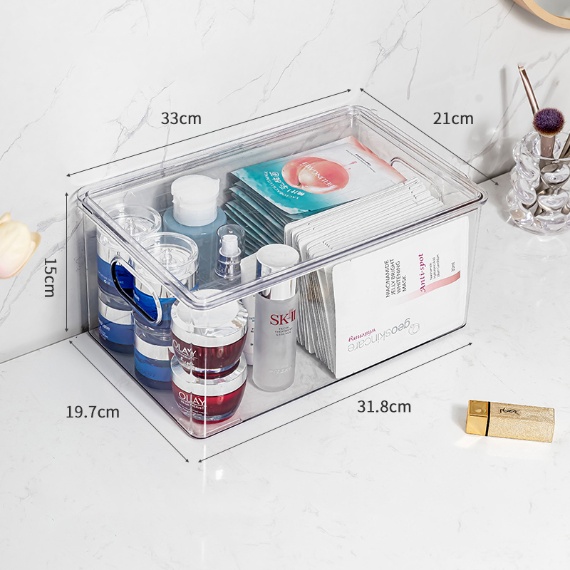 [SG] Deep Storage Bin Box Container with Lid and Built-In Handles; Home ...