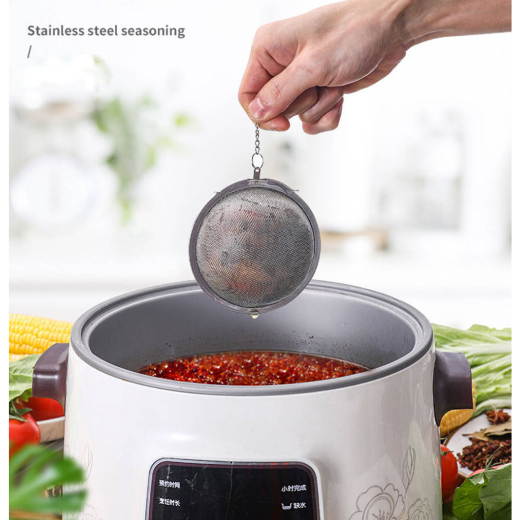 Tea Infuser Stainless Steel 5 Size Sphere Locking Spice Tea Ball ...
