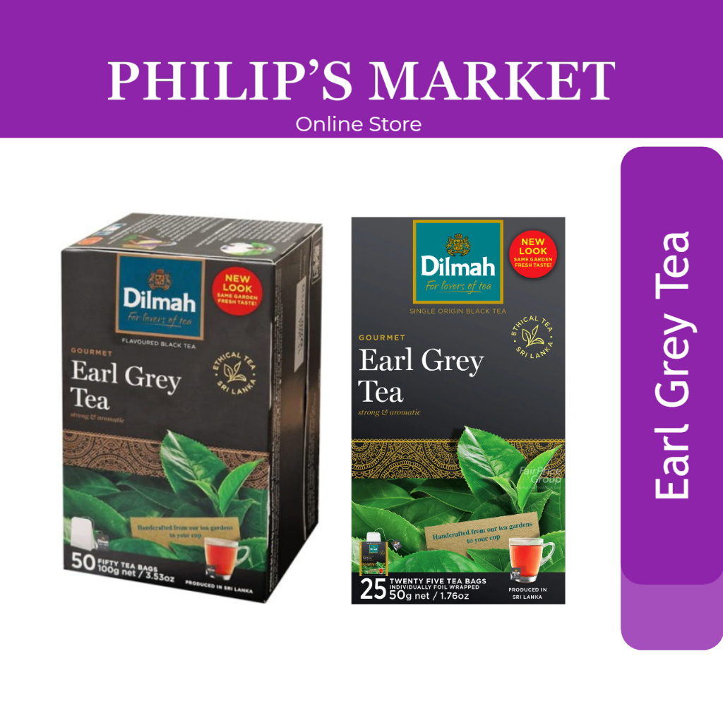 Dilmah Earl Grey Tea 25s/50s | Shopee Singapore