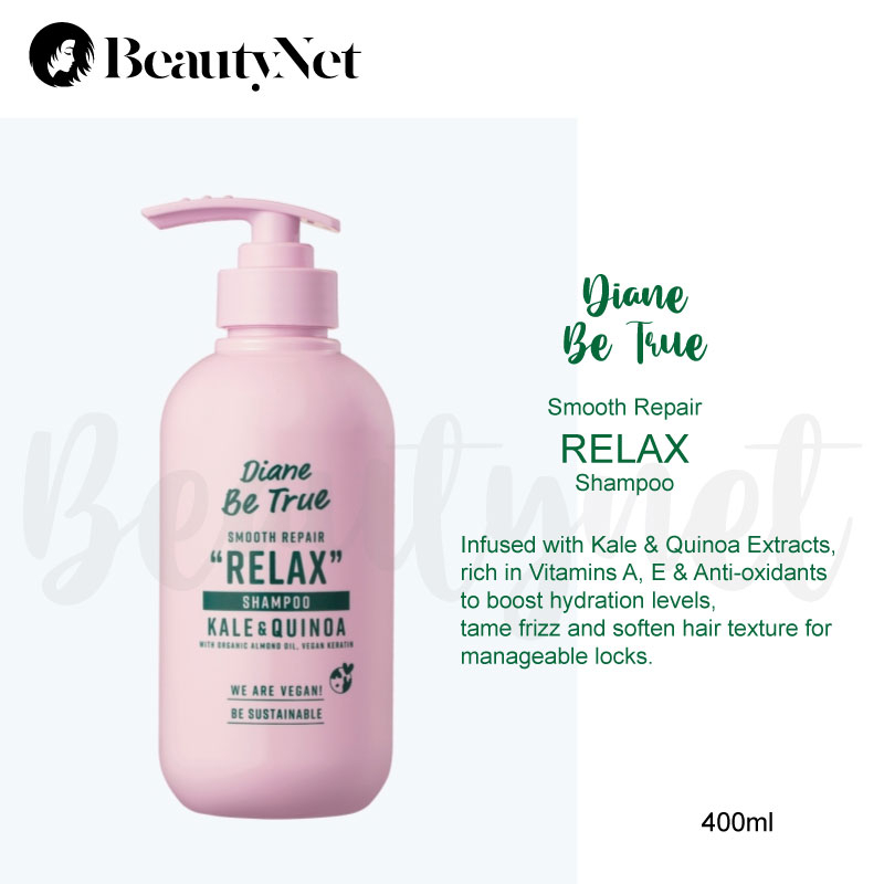 Diane Be True Smooth Repair Relax Shampoo (400ml) | Shopee Singapore