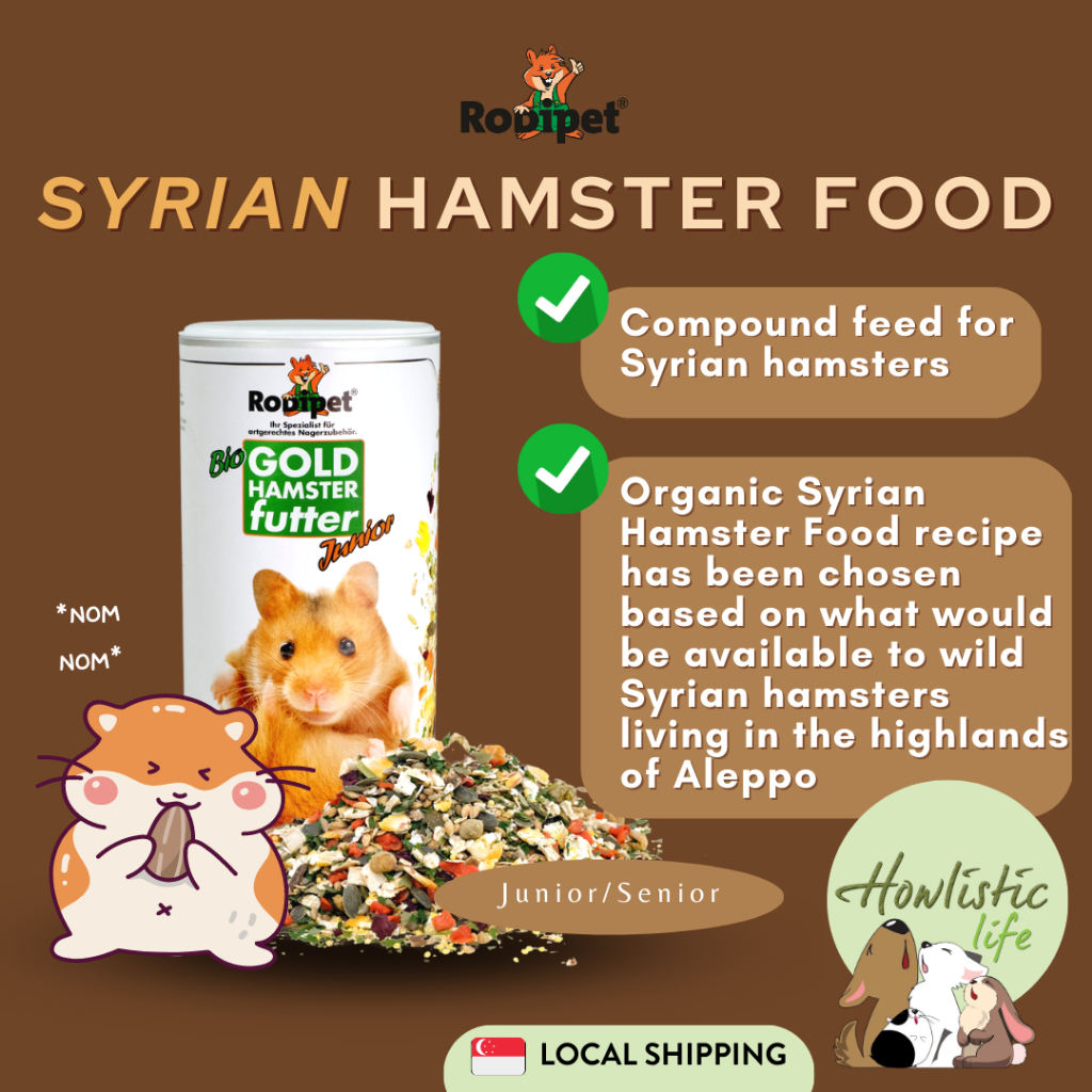 Rodipet Organic Syrian Hamster Food 500g Shopee Singapore