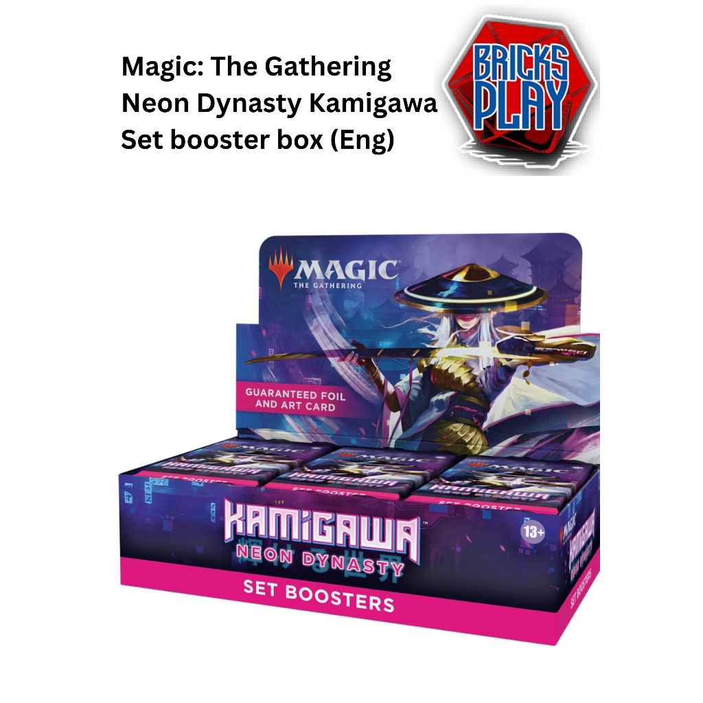 neon dynasty set booster box Kamigawa: Collector Omega Pack with ninjas and samurai now carrying a cyberpunk aesthetic.These packs are aimed at players who are not interested in Draft or Limited play Magic The Gathering Kamigawa Neon