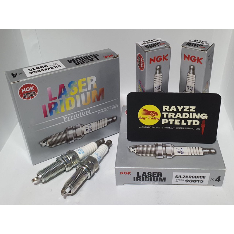 NGK LASER IRIDIUM SPARK PLUGS Silzkr6b10e set of 4 #Hyundai #accent # ...