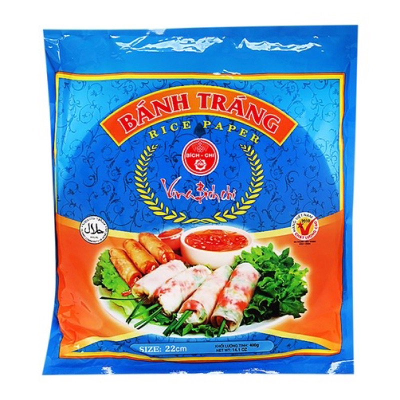 BANH TRANG rice PAPER Vinabich chi- Vietnamese spring roll Skin rice ...